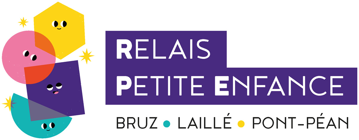 Logo du relais petite enfance (RPE) de Bruz, Laillé, Pont-Péan