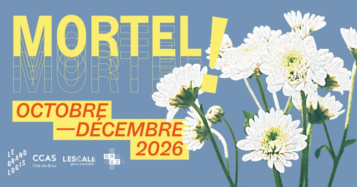 Evènement « Mortel ! » Programmation d’octobre à décembre 2026. Organisé par le Grand Logis, salle de spectacles et médiathèque, le centre social l'Escale, le CCAS de Bruz, en partenariat avec la Ville de Bruz.