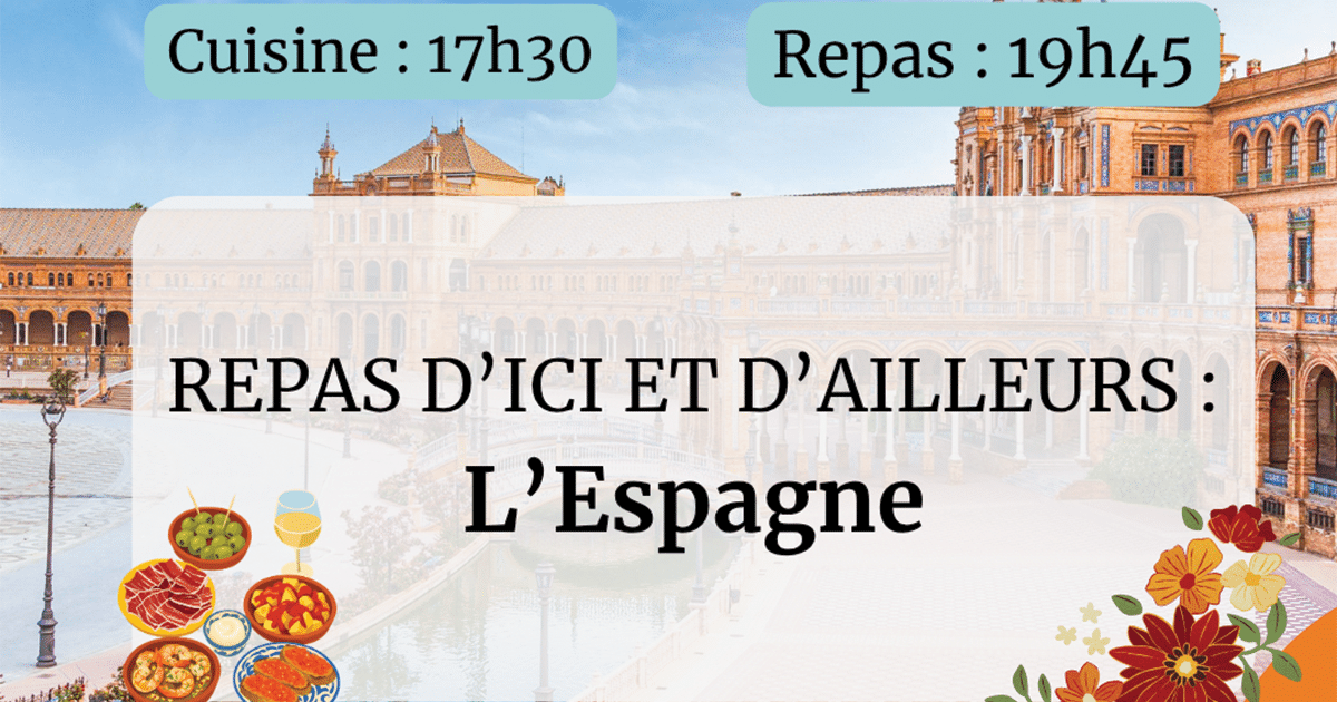 Les Petites Cantines de Bruz organisent un repas autour de l’Espagne vendredi 9 octobre à partir de 17h30 aux Petites Cantines de Bruz. Prix libre